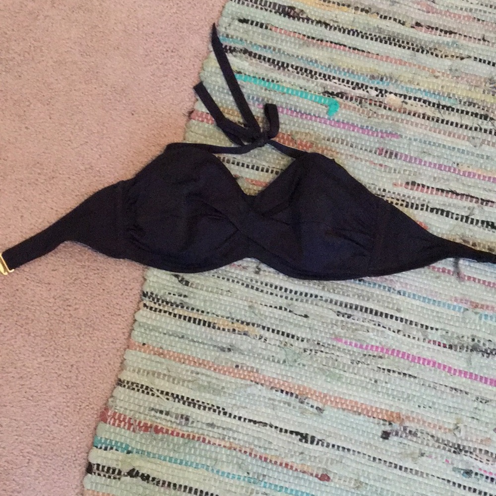 Victoria’s Secret black swimsuit top with straps